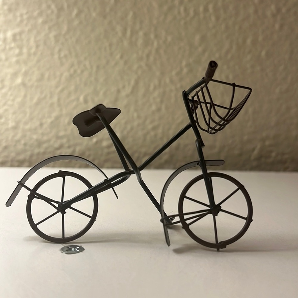 Small metal bicycle